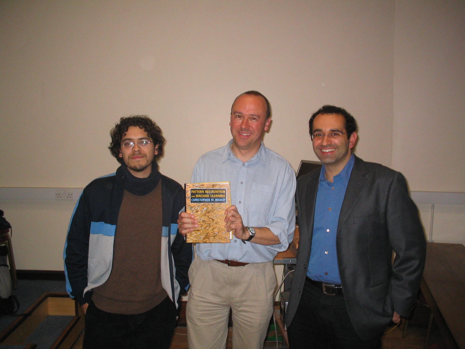 Christopher Bishop, Zoubin Ghahramani and Pedro Ortega