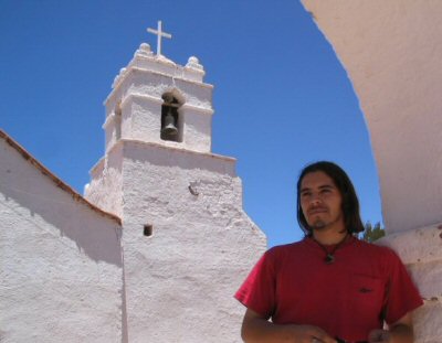 Pedro A. Ortega in San Pedro de Atacama